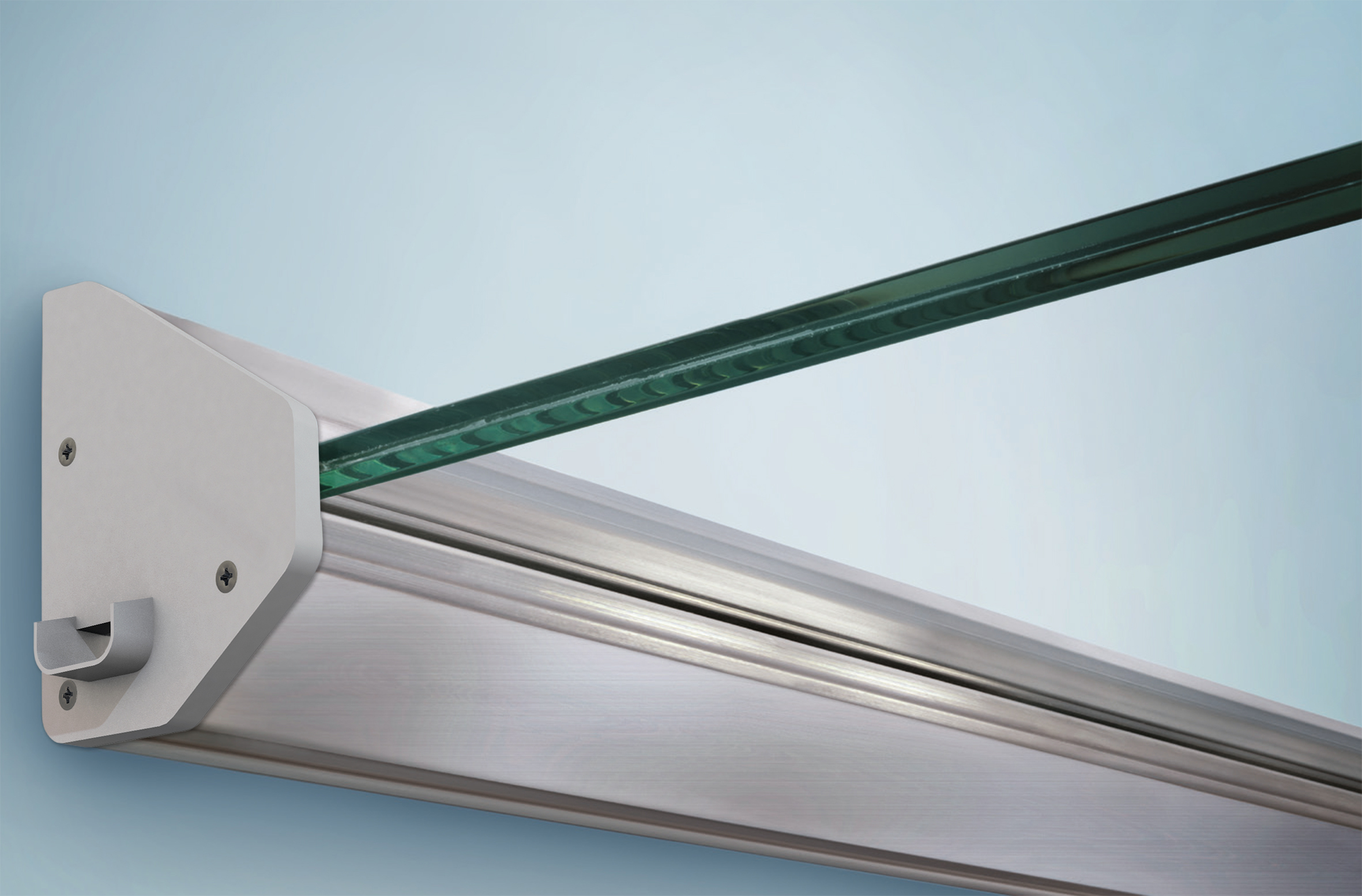 Echtglasvordach mit LED – Bild 3