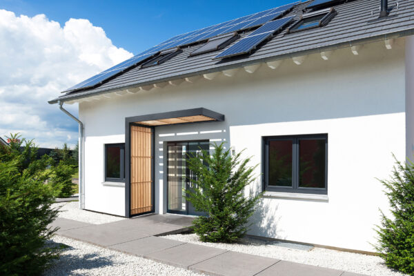 Rechteckvordach Timber mit Echtholz – Bild 4