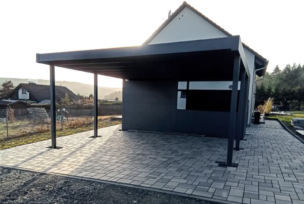 Carport Flachdach Exklusive – Bild 4