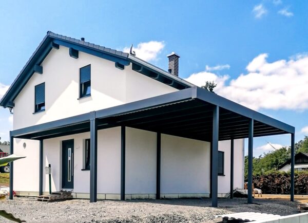 Carport Flachdach Exklusive – Bild 6