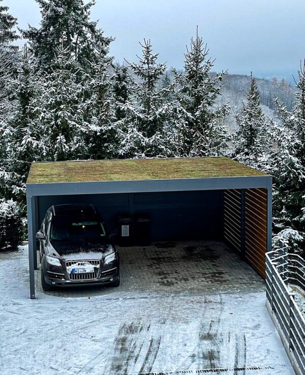 Carport Flachdach Exklusive – Bild 7